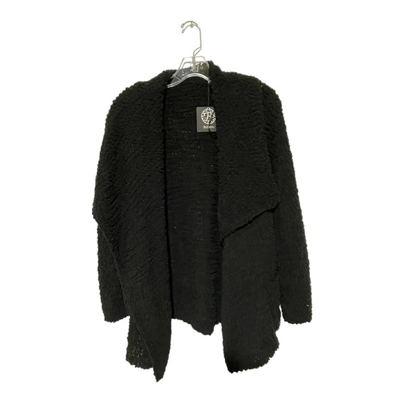 NWT Bobeau Boucle Popcorn Draped Button Cardigan - Picture 4 of 5